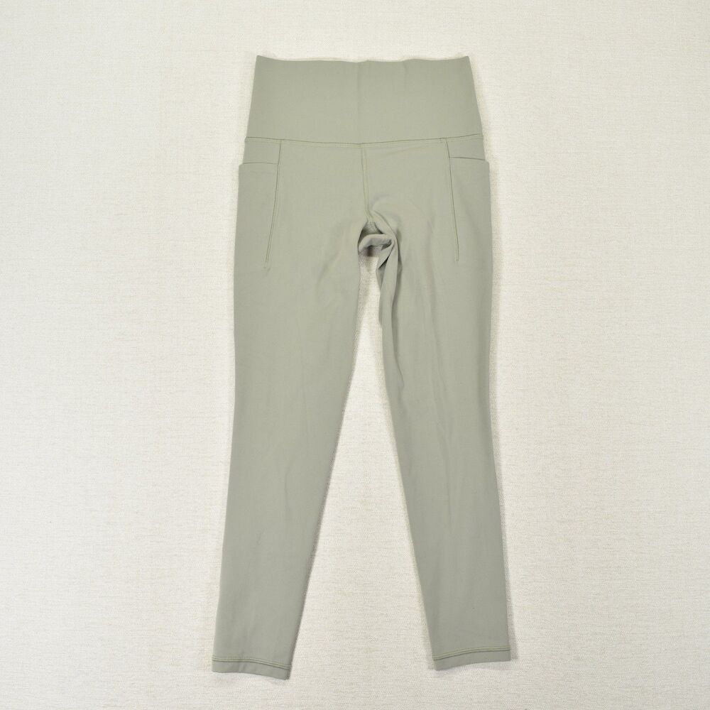 Athleta Salutation Stash Pocket II 7/8 Leggings Womens XS Sage Green High Rise